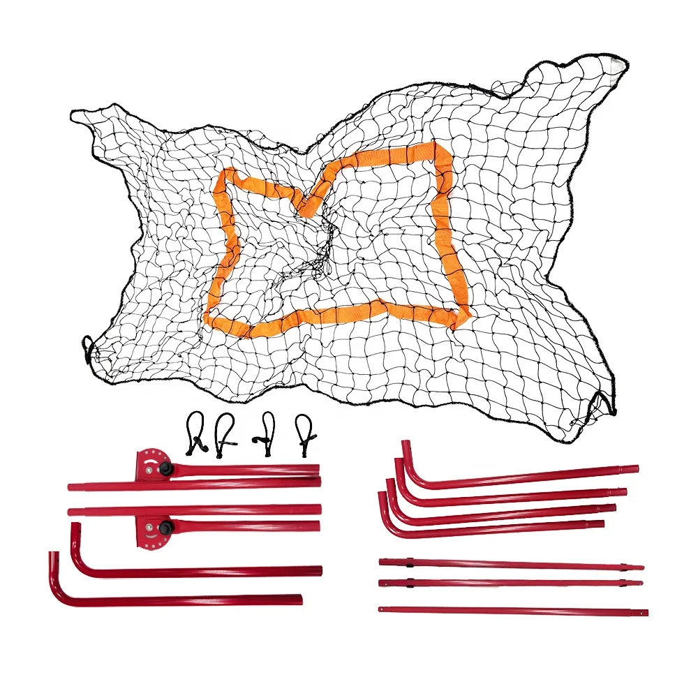 Rebounder da baseball personalizzato 4 * 6 piedi Rebounder da baseball Net Trainer per baseball, softball e lacrosse, pratica per il lancio