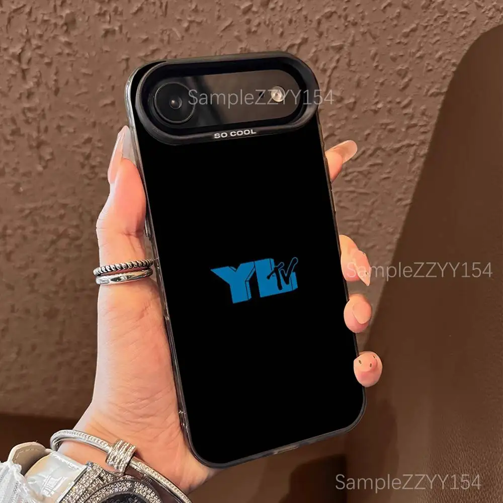 حافظة هاتف Yung Lixo الموازنة لهاتف iPhone 17,16,15,14,13,12,X,8,Pro,Max,Plus,E,SE4,Air,Mini Black IMD Matte