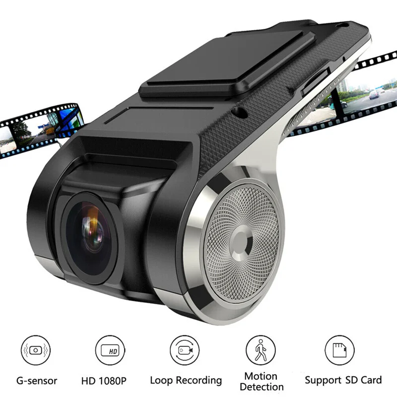 New Mini Car DVR Camera Dashcam For Android USB Video Registrator G-sensor Night Vision WIth ADAS G-Sensor Night Vision