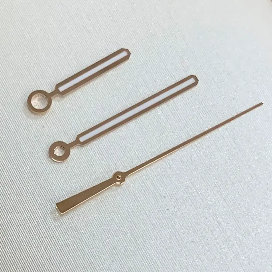 31.8mm Watch Dial + Hands Green Luminous Watch Faces Replacement Accessories for NH35 Movement Rose Nail/Silver Nail