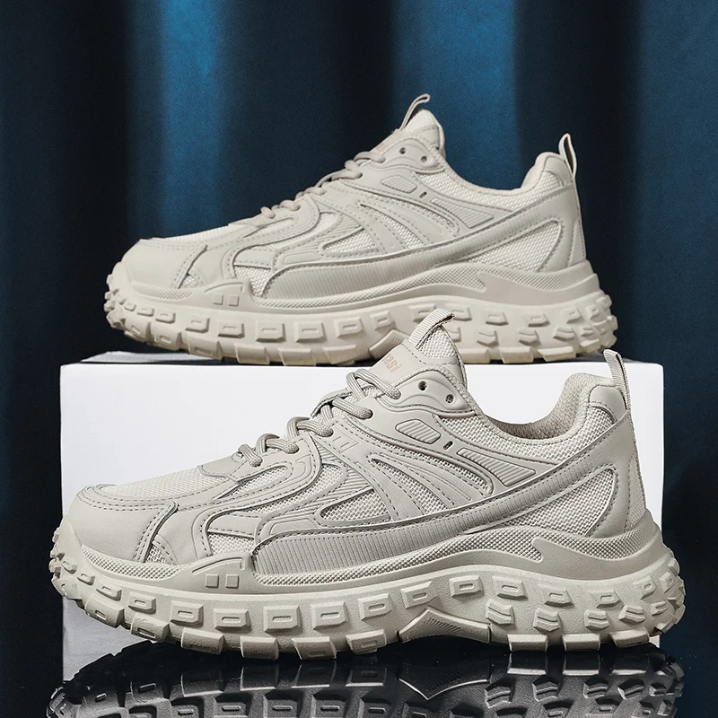 

Летняя дышащая сетчатая обувь, износостойкая повседневная спортивная обувь для улицы, спортивные кроссовки с противоскользящей шиной