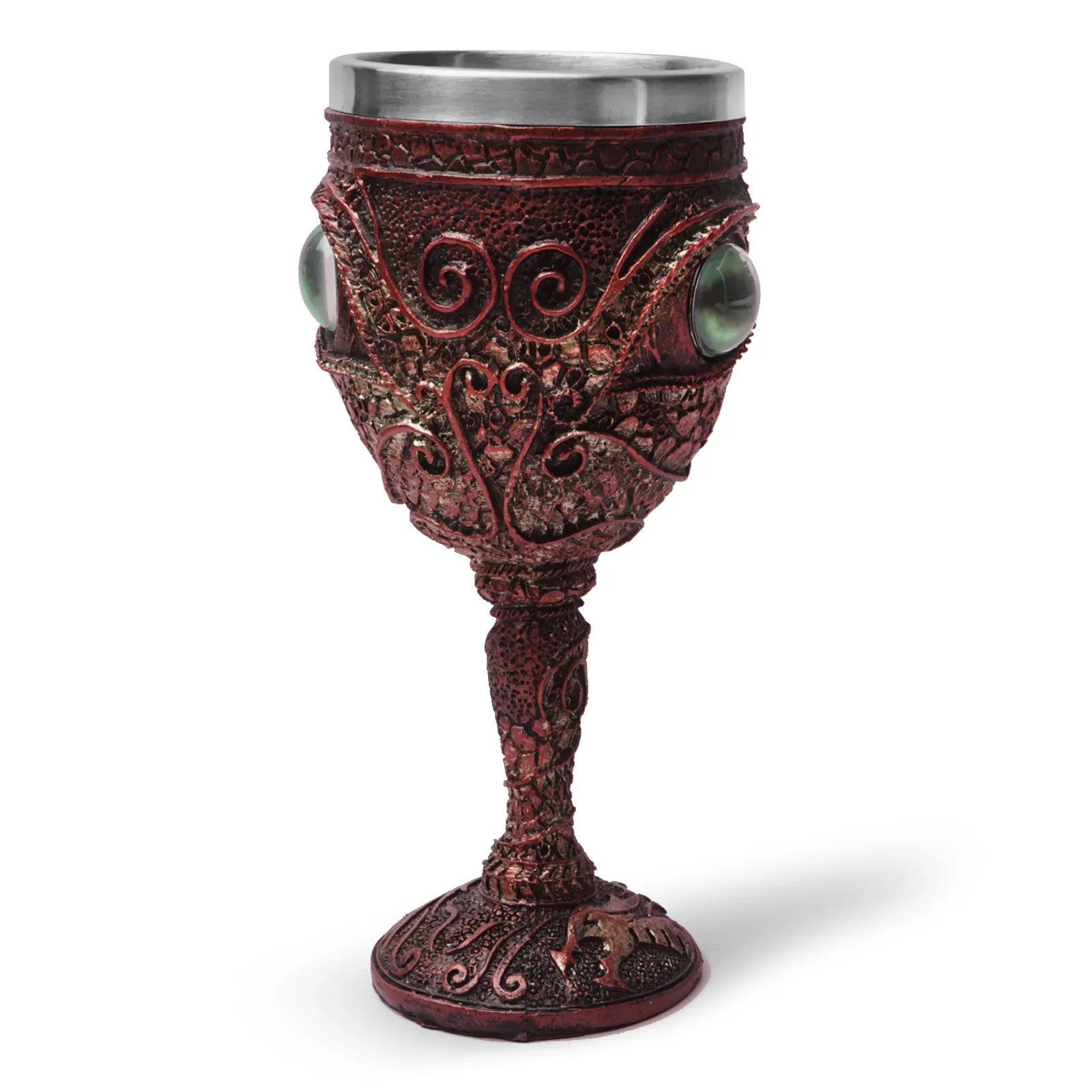 3D Gothic Beer Mug Goblet Iron Throne Tankard Stainless Steel Resin Coffee Cups and Mugs New Year Christmas Gift