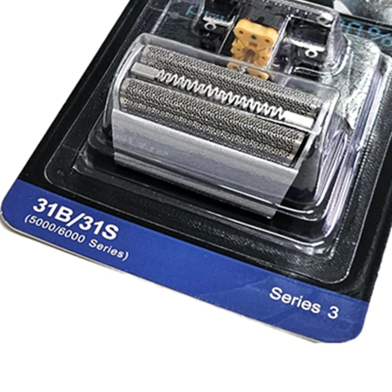 Shaver 31S Foil Screen & Head, Compatible with Braun Electric Razor old series 3 350/360/370/380/390cc
