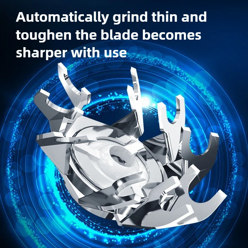 ماكينة حلاقة بشاشة رقمية ذكية مع شحن USB متعددة الوظائف لغسل الجسم بالكامل ورأس سكين عائم ماكينة حلاقة كهربائية