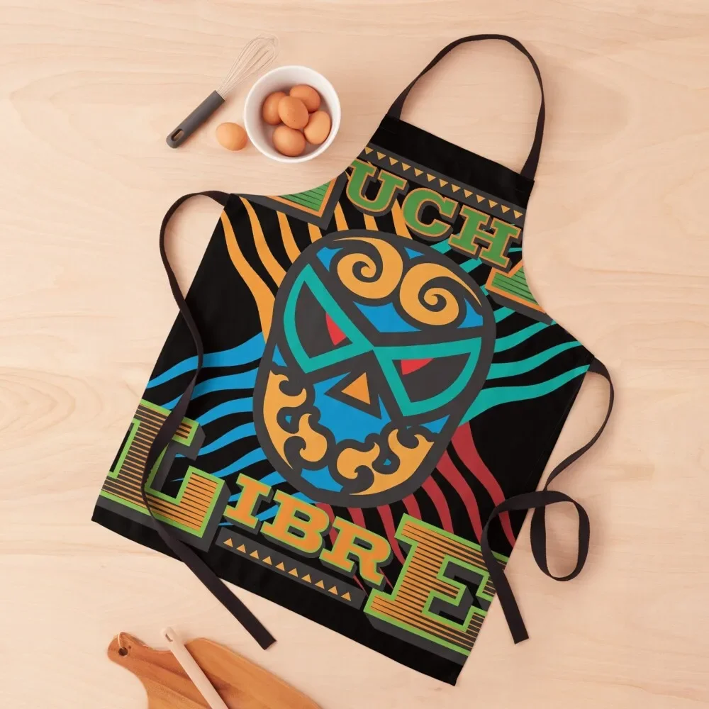 Lucha Libre Apron For Nail Stylist men Chef Uniform For Men Apron