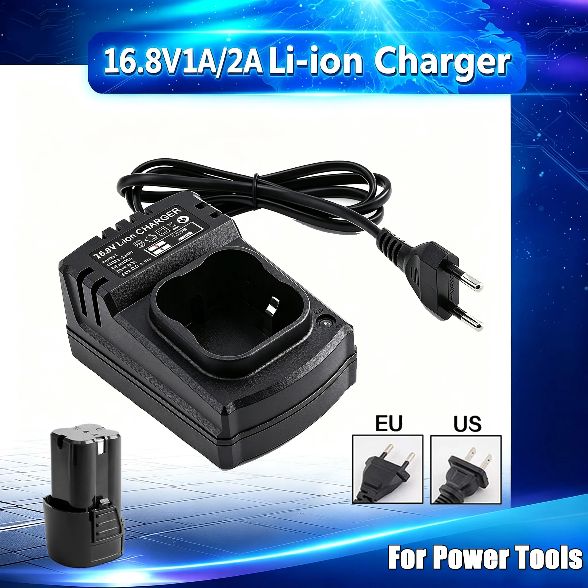 16.8V1A Lithium lon Li-ion Rechargeable Battery Power Tools Accessories For CordlessSerewdriver PistolDrill Mini Angle Grinder
