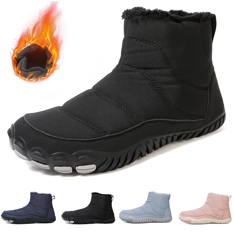 

Unisex Waterproof Winter Boots Snow Sports Shoes Casual Work Shoes Cotton Shoes Outdoor Non-Slip Warm Hiking Shoes Cotton Shoes