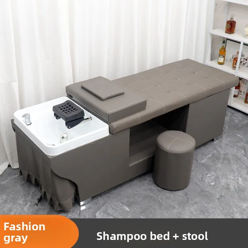 Modern Salon Furniture Shampoo Bed Head Spa Bed Hairdressing Beauty Salon Wash Hair Salon Spa Chaise Coiffure Furniture