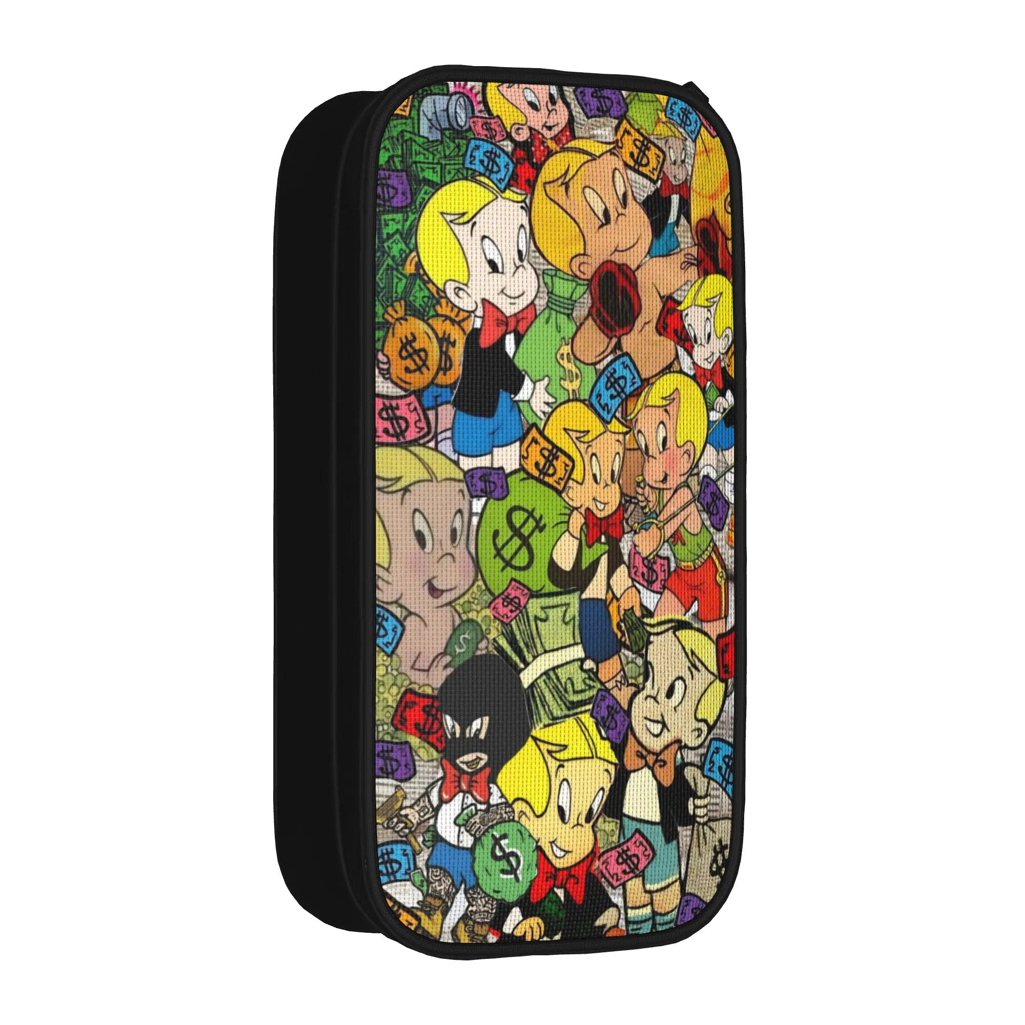 Creative Alec Monopolys Pencil Case  Pencil Box Pen Box for Student Big Capacity Bag School Supplies Gift Stationery