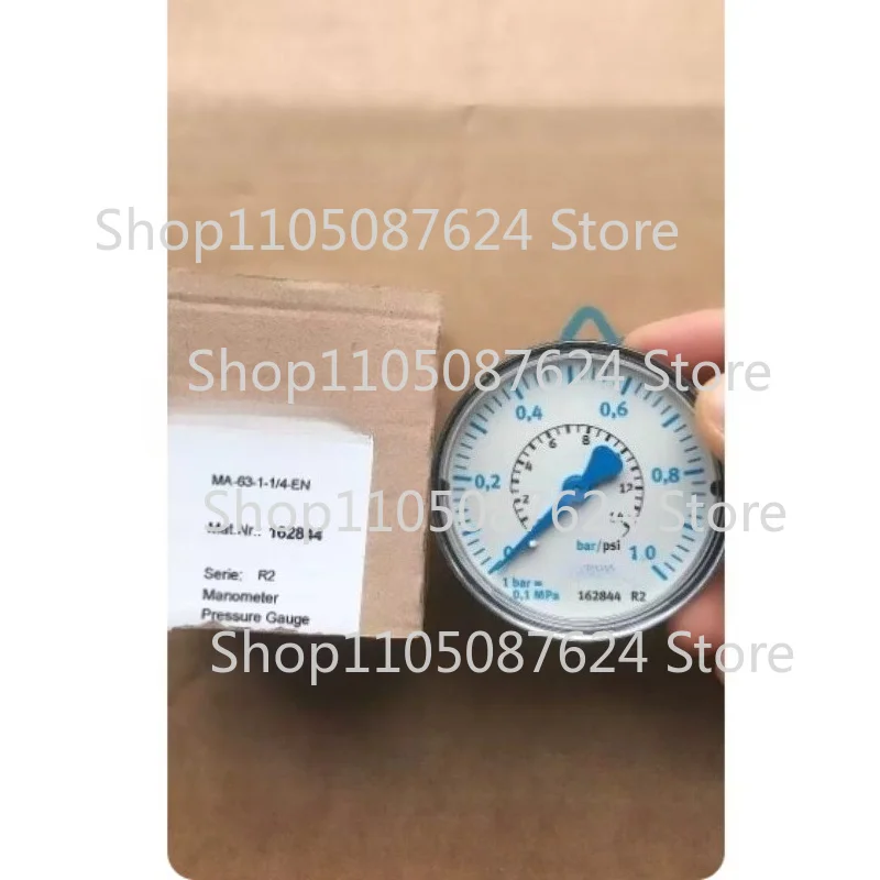 For FESTO Mat 162844 Pressure gauge manometer MA-63-1-1/4-EN back thread