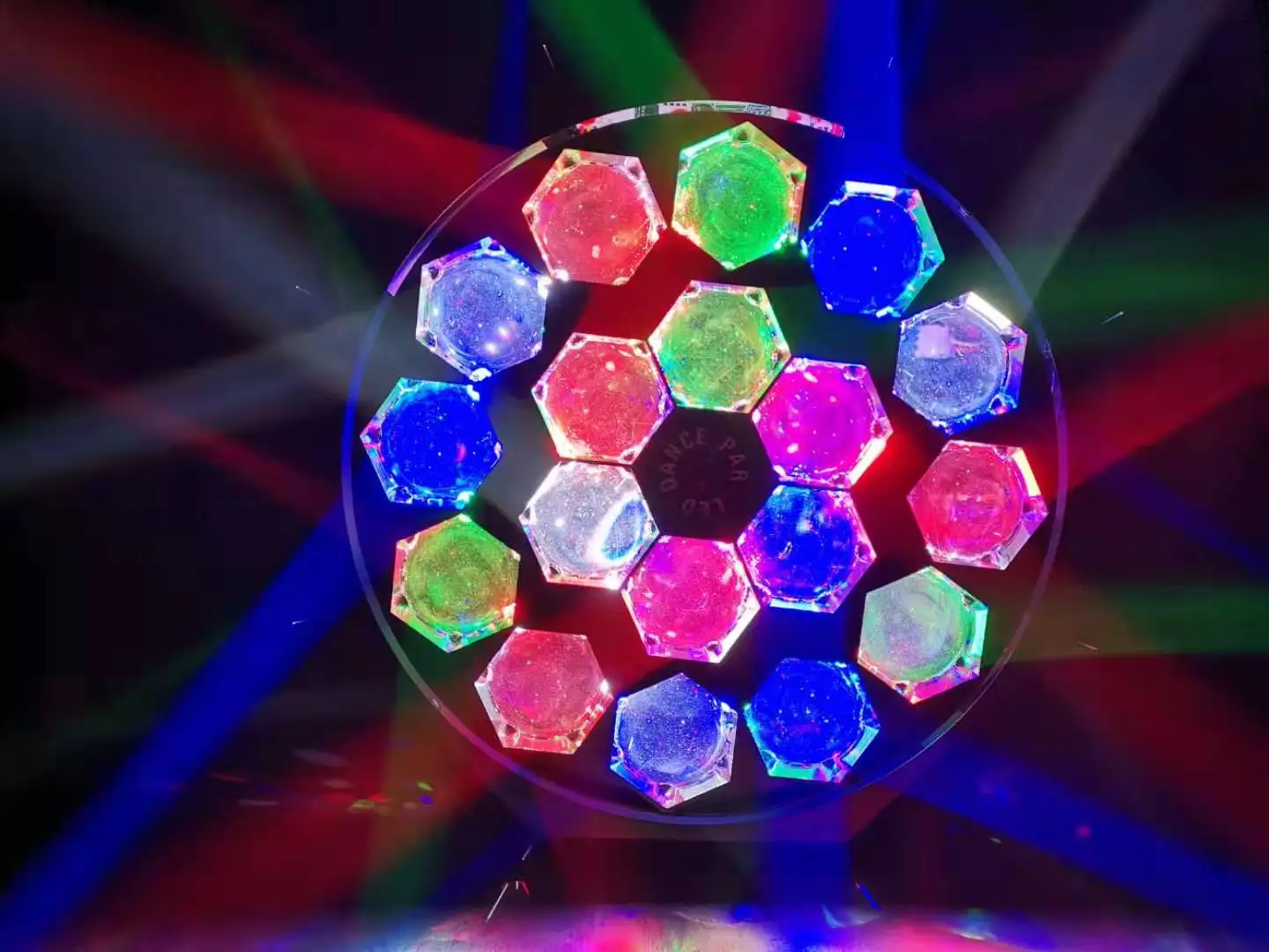 18X10W Rgbw 4In1 Flat Led Bee Eyes Par Can Light For Dj Stage Event Wedding Party Lighting