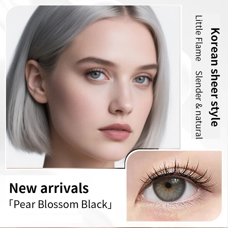 Soft Magnetic Eyelashes Handmade No Glue Needed Natural 1 Pair Faux Mink Kit with Mirror