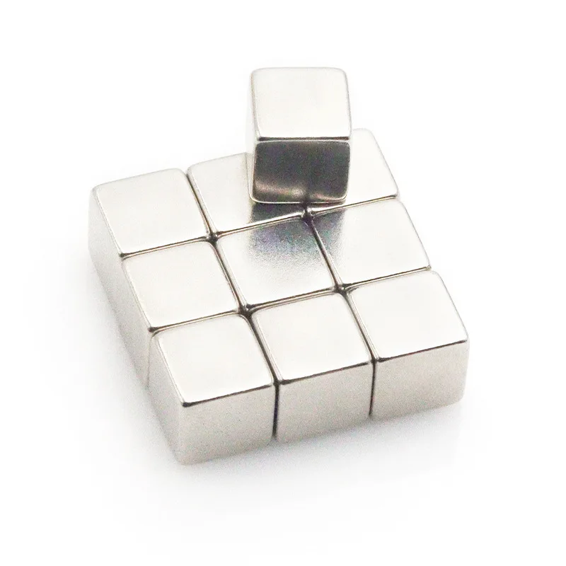 Super Strong Magnet 2x2x2 3x3x3 4x4x4 5x5x5 10x10x10 mm N35 Strong Square NdFeB Rare Earth Magnet Neodymium Magnets For Motor