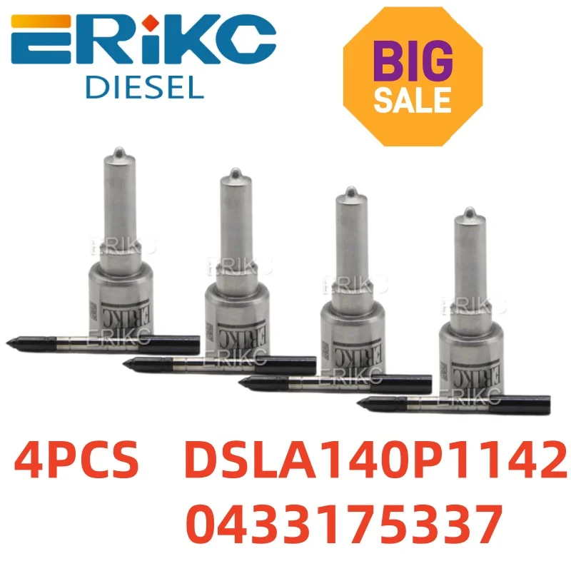 

4PCS DSLA140P1142 Spray Nozzle 0433175337 Diesel Fuel Nozzle DSLA 140 P 1142 DSLA 140P 1142 For 0445110110 0445110145