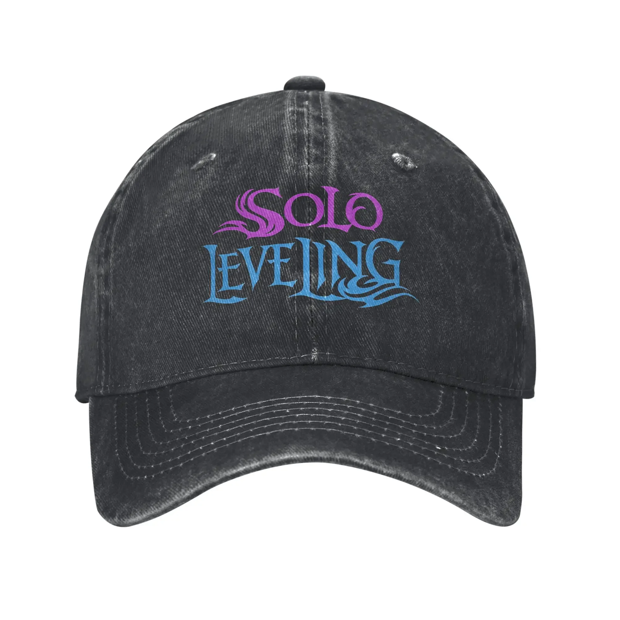 solo-nivelamentos-sol-bone-de-beisebol-casual-unisex-masculino-lavado-chapeu-de-caminhoneiro-design-a-prova-de-sol-caminhadas-pesca-snapback-bone