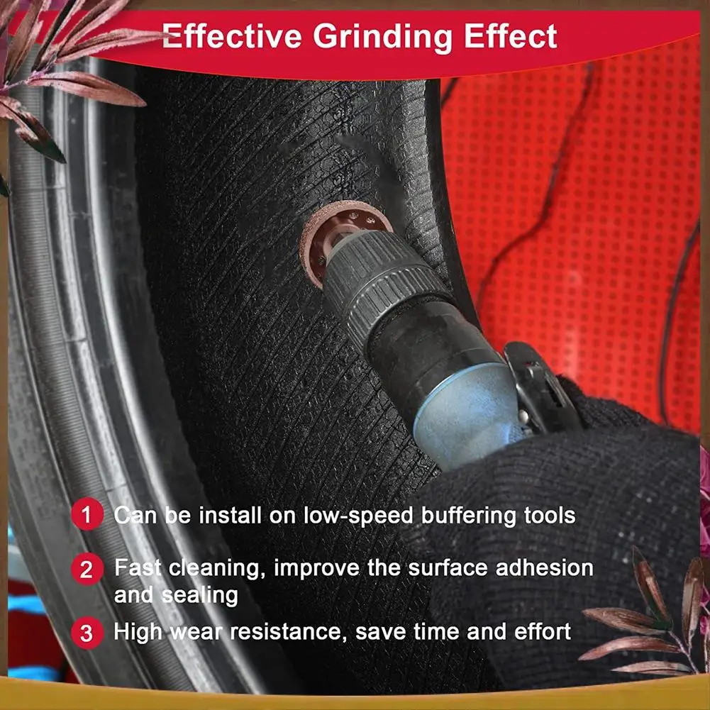 

AB59-1 Набор резиновых клеев для ремонта шин, ролик для заплаты шин с шлифовальной головкой для ремонта шин (42 мм)