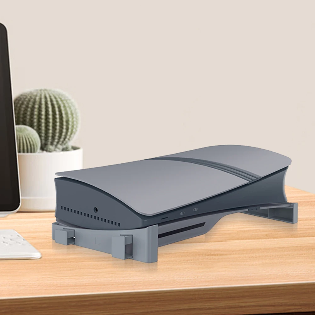 أفقي لعبة وحدة التحكم قاعدة حامل حامل لعبة وحدة التحكم مكتب حامل تخزين الرف وضع قوس ل PS5/PS5 سليم