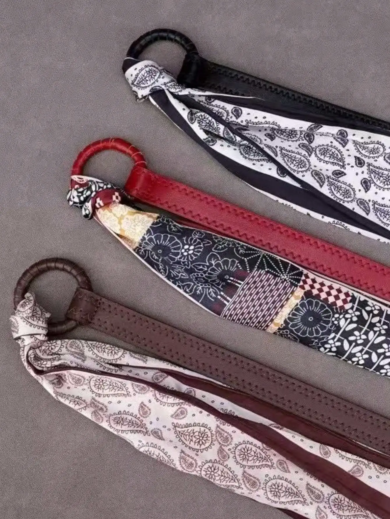 Convertible Scarf Belt Set | 2-in-1 Fashion Accessory | Silk Wrap & Waist Belt
