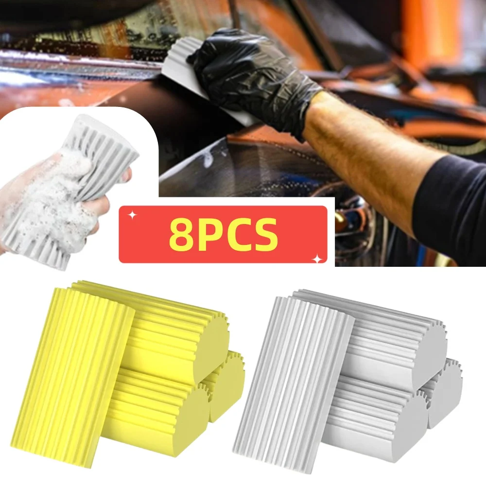 

8PCS PVA Dust Sponge Car Dust Remover Interior Cleaning Duster Car Wash Sponge to Clean