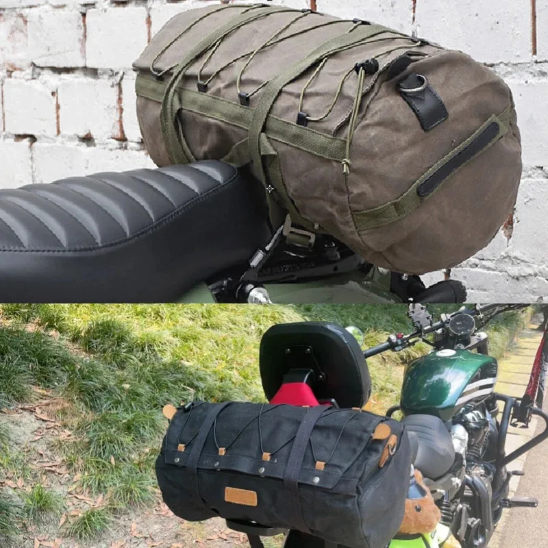 Motorcycle Waterproof Rear Luggage Rack Bag Universal Tail Bags Travel Storage Pack Accessory For BMW Honda Harley Touring Bike view 5