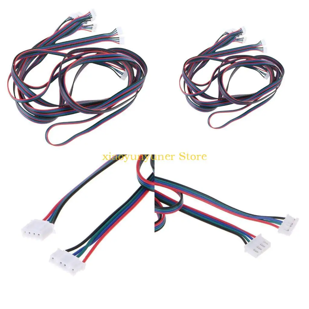 

P9JB Stepper Motor Wires 1m Motor Cable XH2.54-4P to PH2.0-4P Wire for 3D Printer