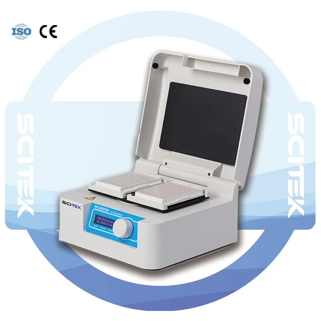 2pcs Microplates or Culture Plates Microplate Incubator Dual Heating System