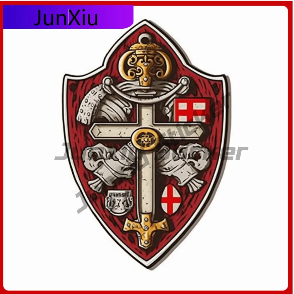 

Medieval Crest Sticker Decal for Truck Anime Waterproof Vinyl Sticke Car Laptop Window Bumper
