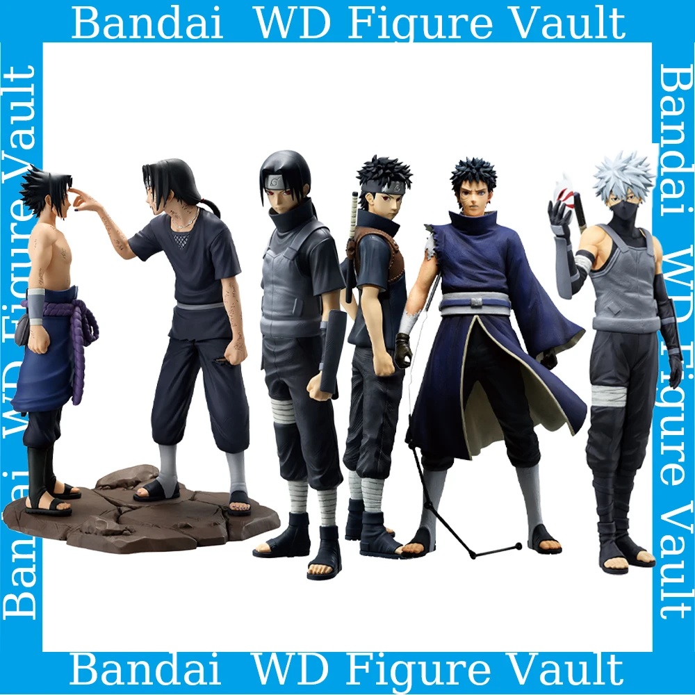 

In Stock Original Bandai Ichiban Kuji Naruto Shippuden Uchiha Itachi Shisui Obito Hatake Kakashi Figure Model Genuine Toy Gift