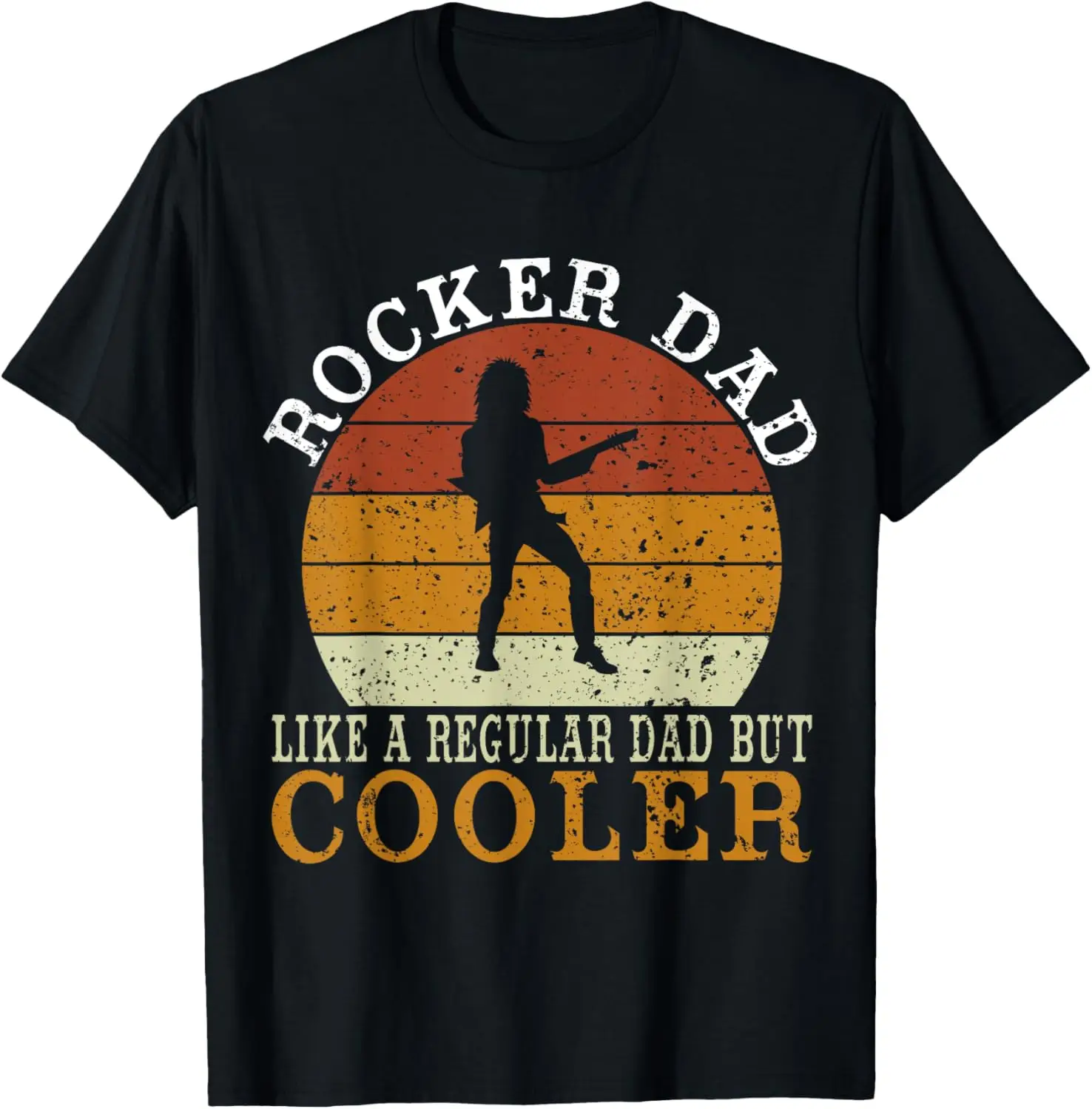 Retro Rock And Roll With Rocker Dad Is Much Cooler T-Shirt