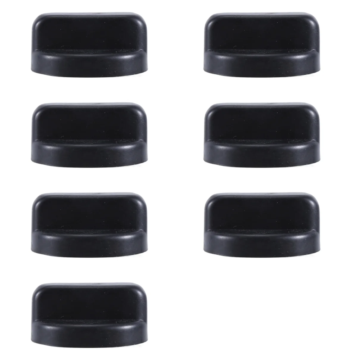 【24 Hours-Sale!】7 pcs. 8mm hole black gas stove cooker rotary switch knobs for the kitchen