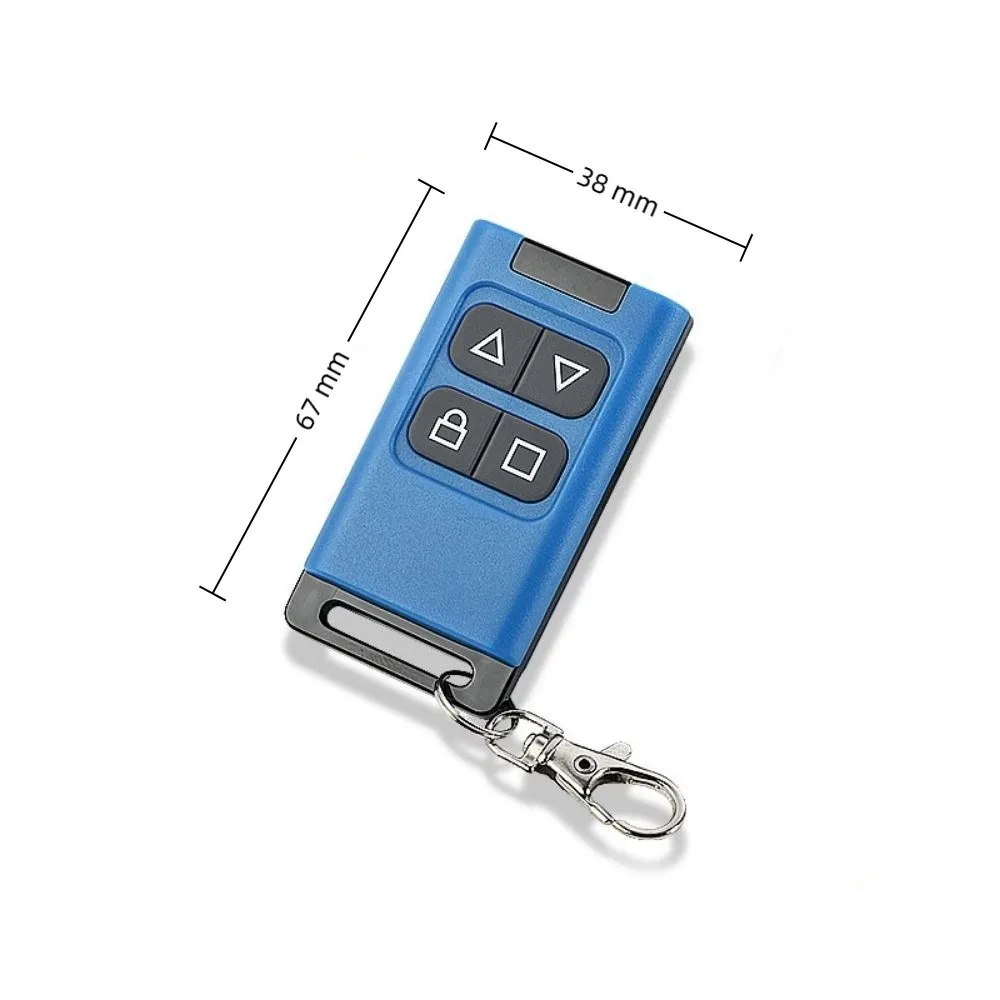 Plastic Copy Remote Control Four Button 433MHz Door Opener Replication Quickly Copy The Signal Wireless Remote Control