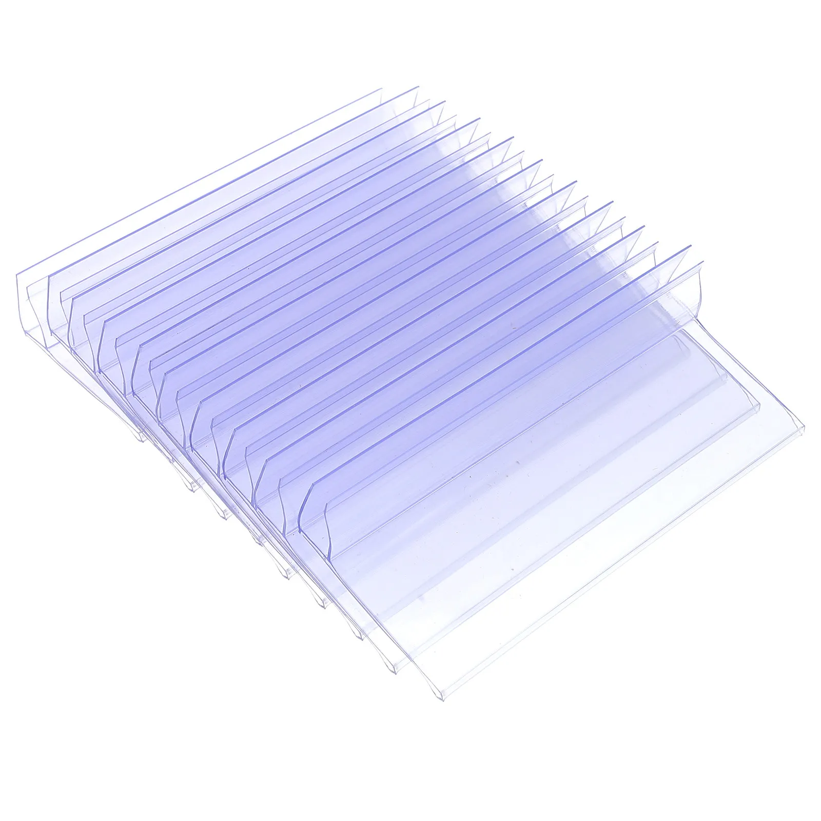 

10Pcs Transparent Price Label Holders Clear Plastic Retail Price Tag Display for Shop Supermarket Storage Organization