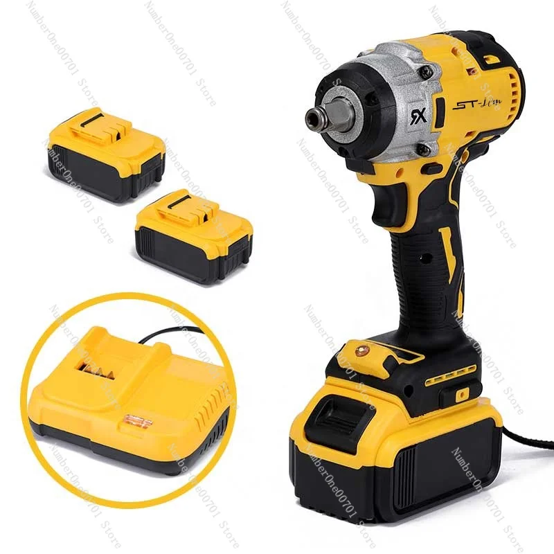 

Battery Electric Impact Wrench 20v Industry Cordless Brushless High Torque 1000 N.m