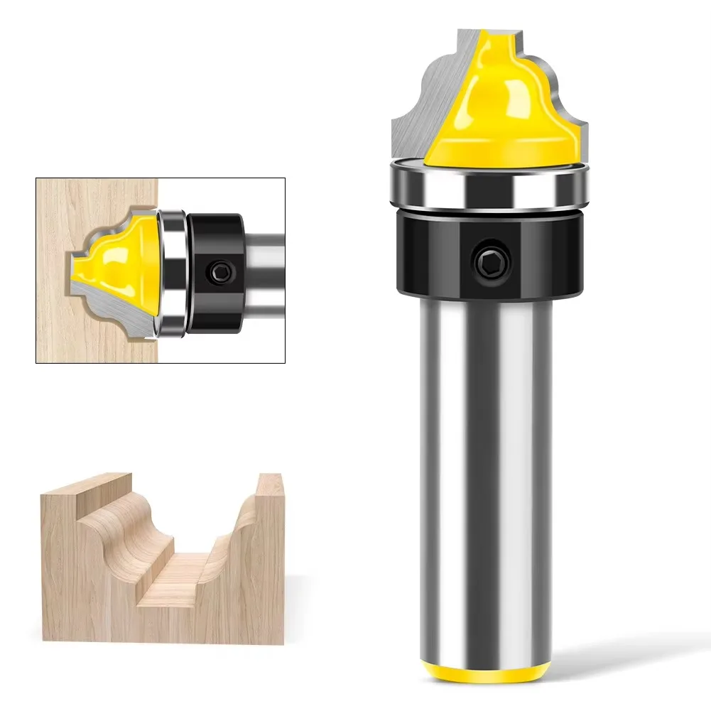 

1 шт., 12 мм, 1/2 дюйма, имитация хвостовика, трехугольная фреза для резьбы по дереву, резак для дверной панели, резак для дверной панели шкафа, деревообрабатывающие инструменты