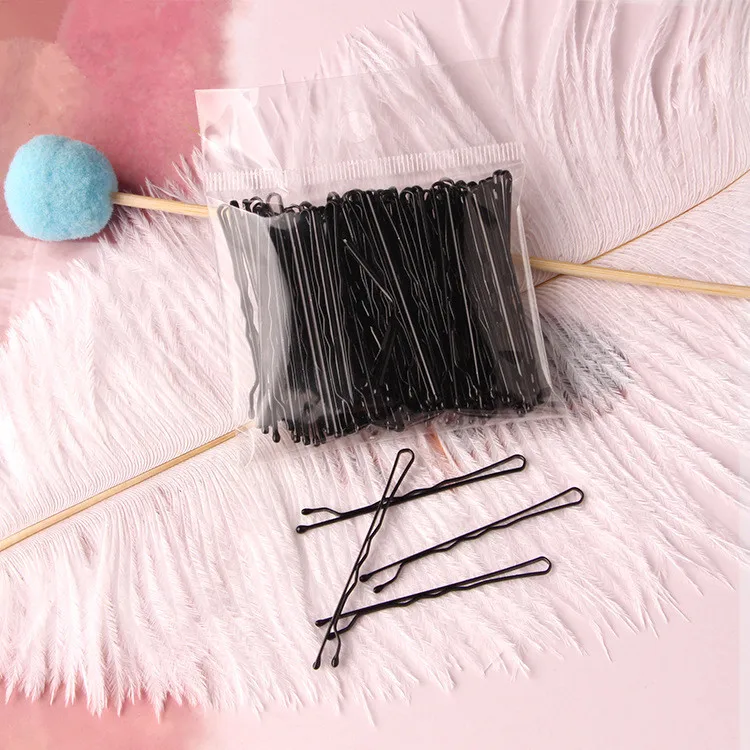 50 Pcs 4 Colors 5cm Hair Clip Lady Hairpins Curly Wavy Grips Hairstyle Hairpins Women Bobby Pins Styling Hair Accessories