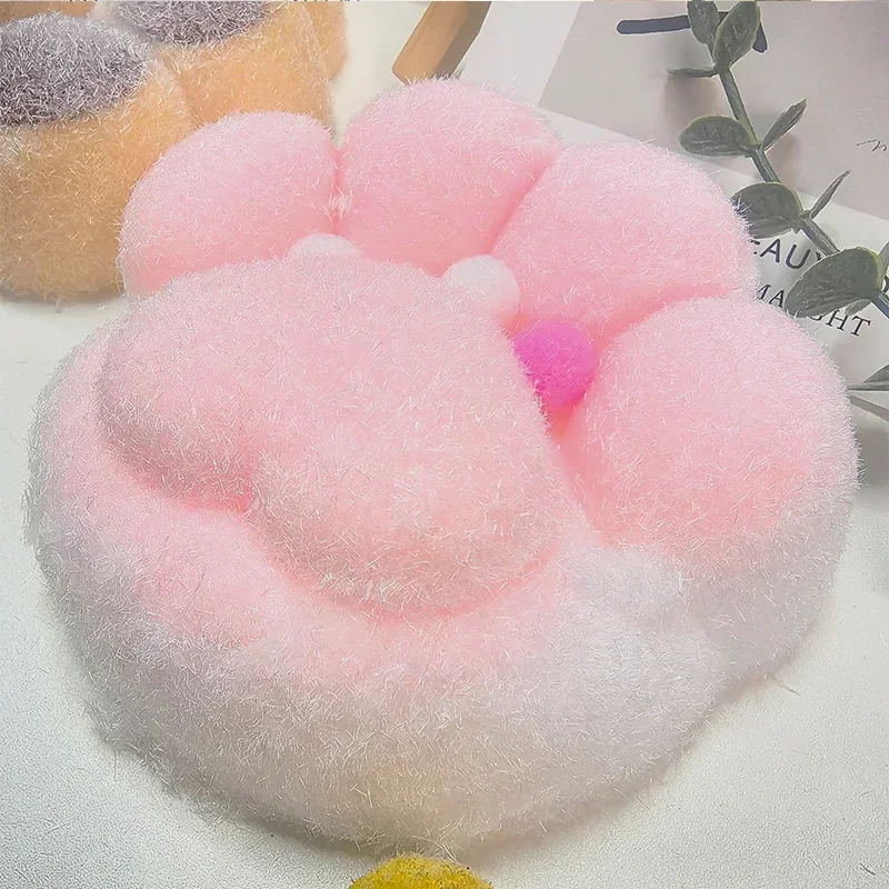 11cm Squeeze Bear Paw Toys Cute Soft Abreact Relief Relax Toys Sticky Decompressing Pinching Cat Paw Stress Relief Squishy Toys