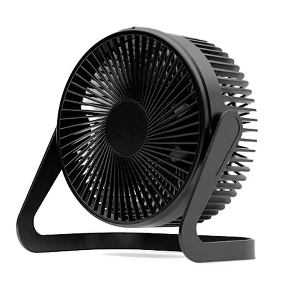 Outdoor Desktop Fan USB Powered Rotatable Adjustable Small 5 Blades Quick Cooling Low Noise Large Airflow Mini Fan