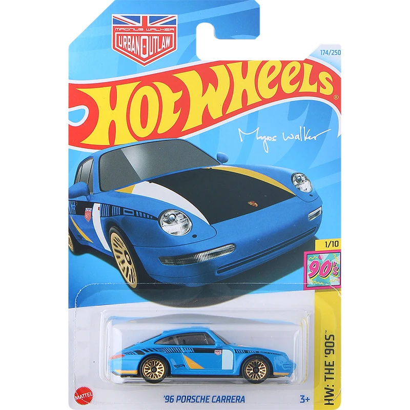 Hot Wheels Car Model Porsche Carrera Collected Alloy Hot Sports Car Model Car Room Ornament Children Birthday Gifts Toys