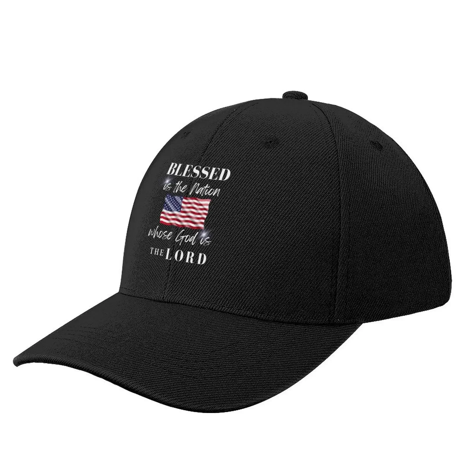 

Blessed is the Nation Whose God is The LORD Baseball Cap Snapback Cap Hat Man Luxury funny hat Anime Hats For Women Men's