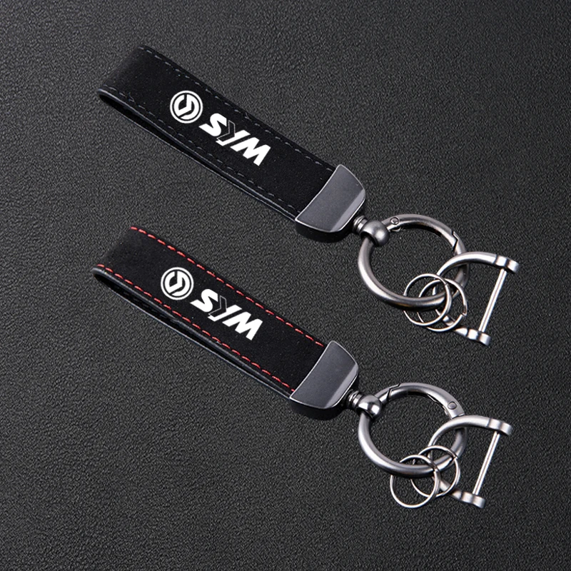 

Для SYM CRUISYM 300 250 150 125 JOYMAX Z300 JETX 150 ADX 125 300 TG400 мотоциклетный высококачественный брелок для ключей из кожи и замши