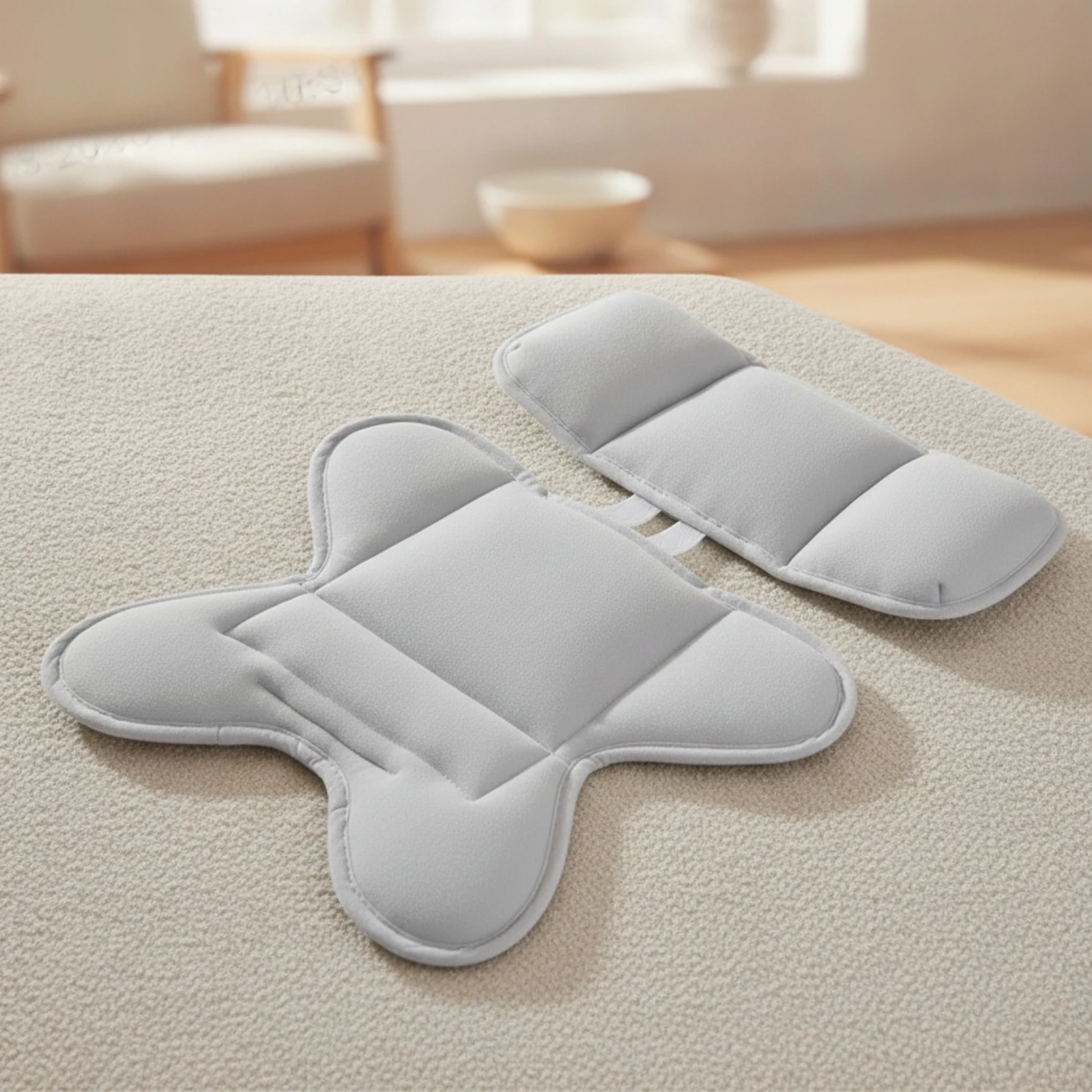 Stroller Cushion with Headrest Universal Stroller Cushion Insert Infant Car Seat Insert Soft Newborn Seat Liner Comfortable