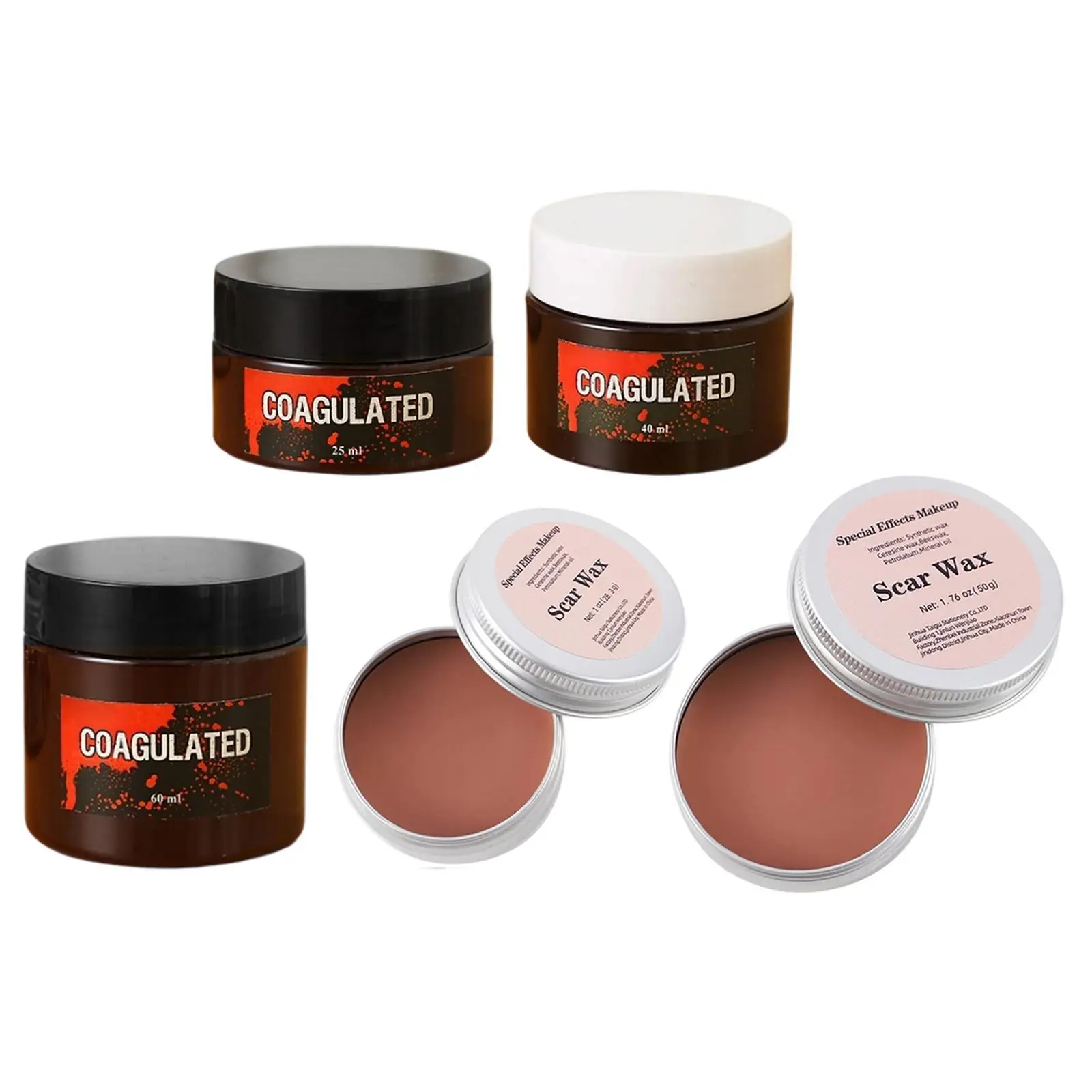 Faux sanglant couleur réelle liquide peau cire acteur effet vif Simulation sanglante pour