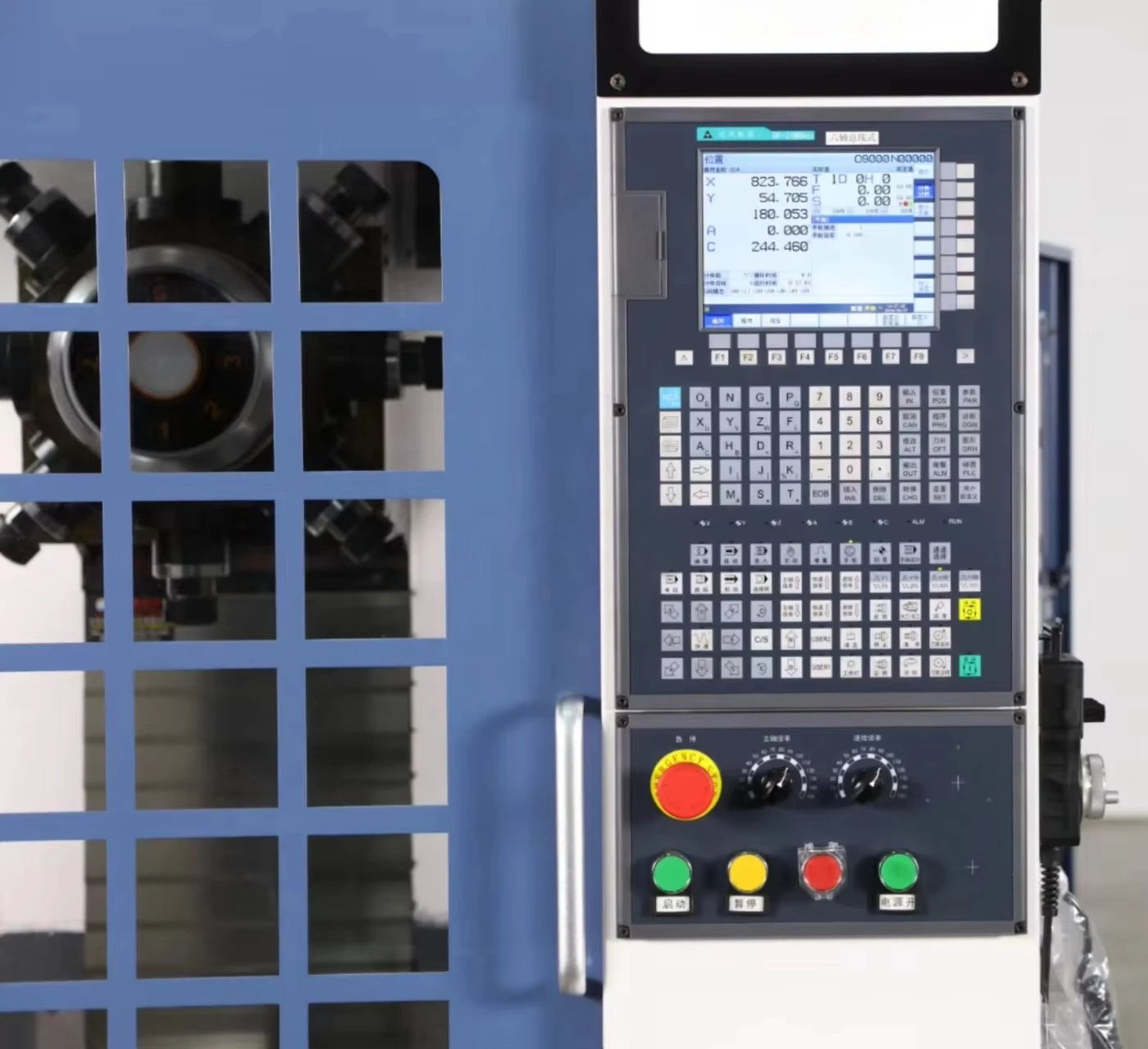 8-Axis Vertical Multifunctional CNC Machining Center S500-8T 220V Milling Boring Drilling Tapping Machine Gear Engine PLC Core