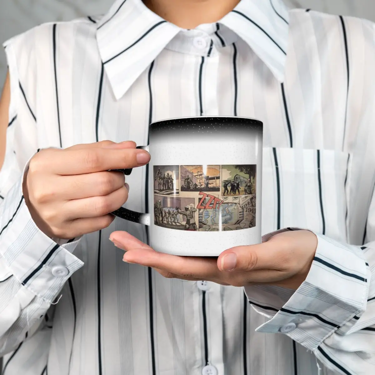 COD Zombies Kino Der Toten Loading Screen Mug Funny Ceramic Coffee Cups Tea Mugs Milk Cup Drinkware Gift for Woman Man