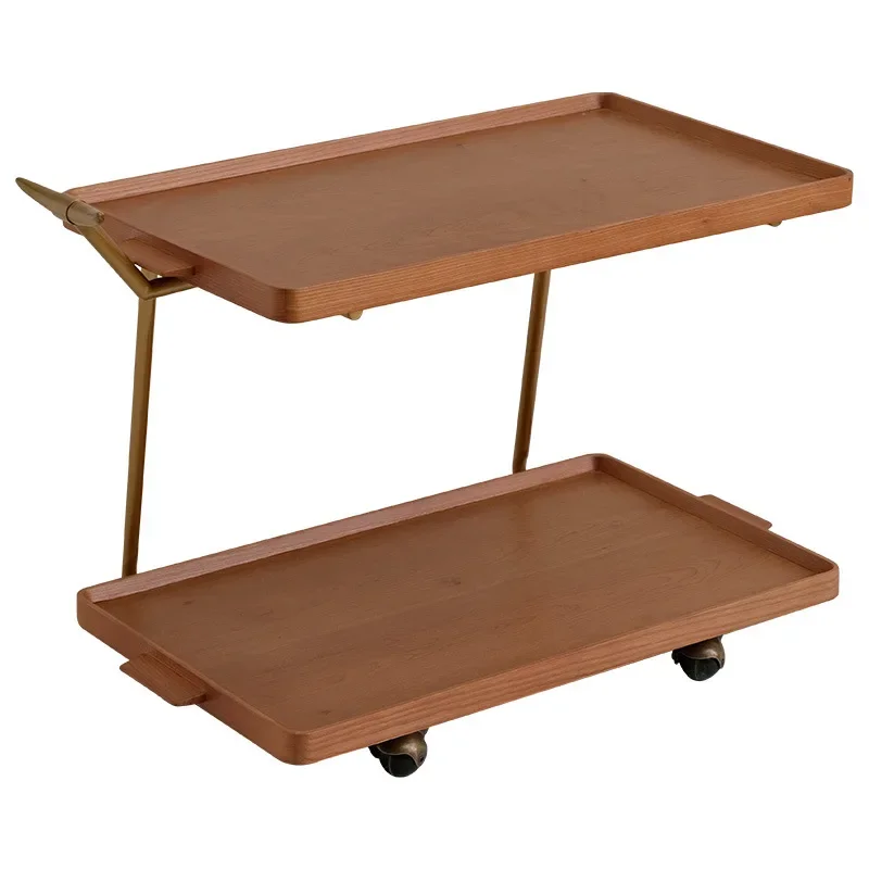 Retro simple side table removable coffee table living room sofa side cabinet