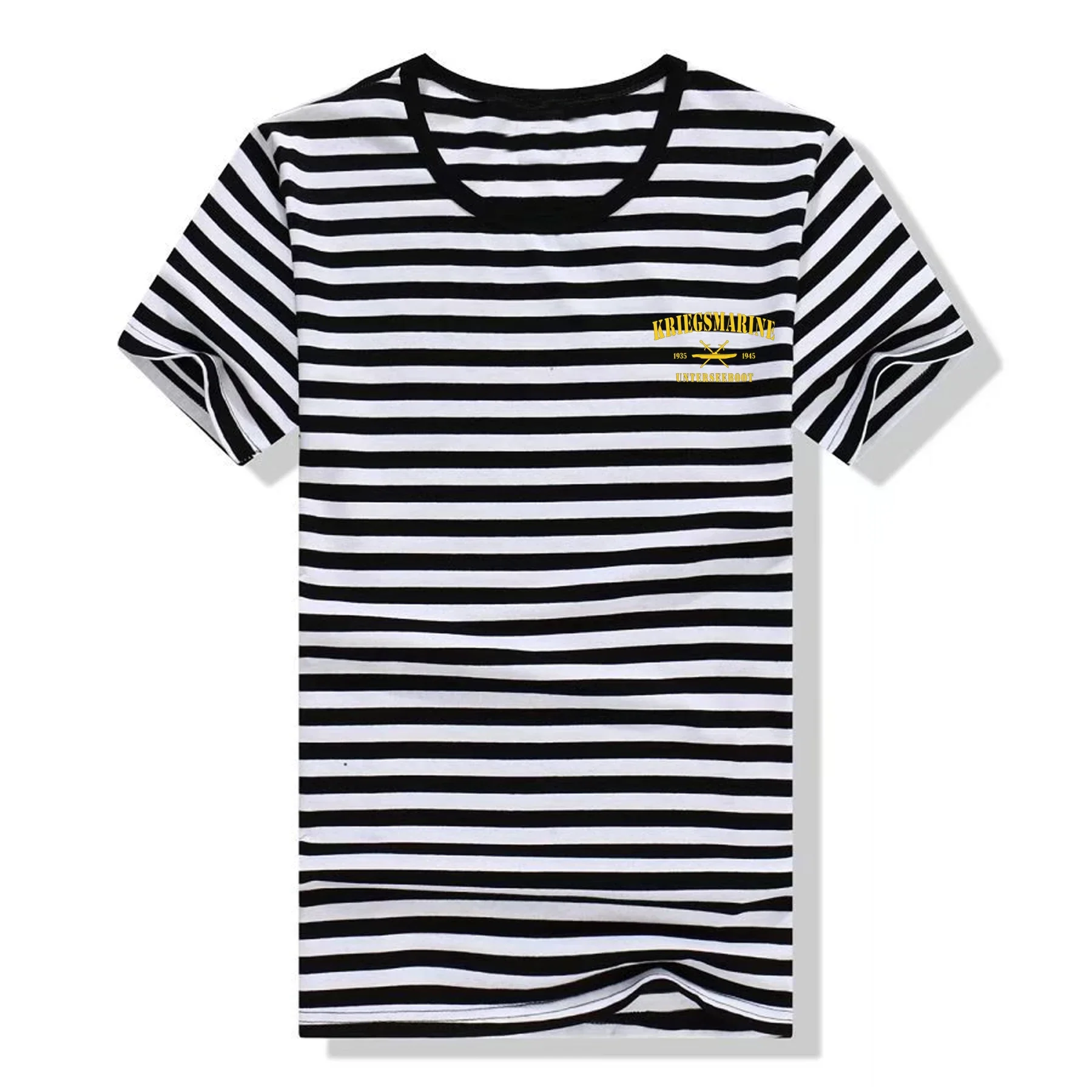 U-boat Telnyashka Kriegsmarine Unterseeboot Sailor's Striped Shirt 100% Cotton O-Neck Short Sleeve Mens T-Shirt Breton Top