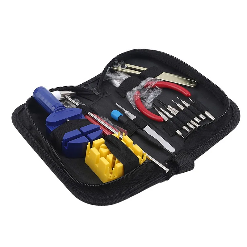 16/147PCS Watch Repair Tool Kit Watch Link Pin Remover Case Opener Spring Bar Remover Horlogemaker Gereedschap Repair Tool Kit