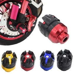 Universal motocicleta roda proteção Bater copos, colorido moto Bater protetor para motocicleta Scooter E-Bike alumínio, 1 par