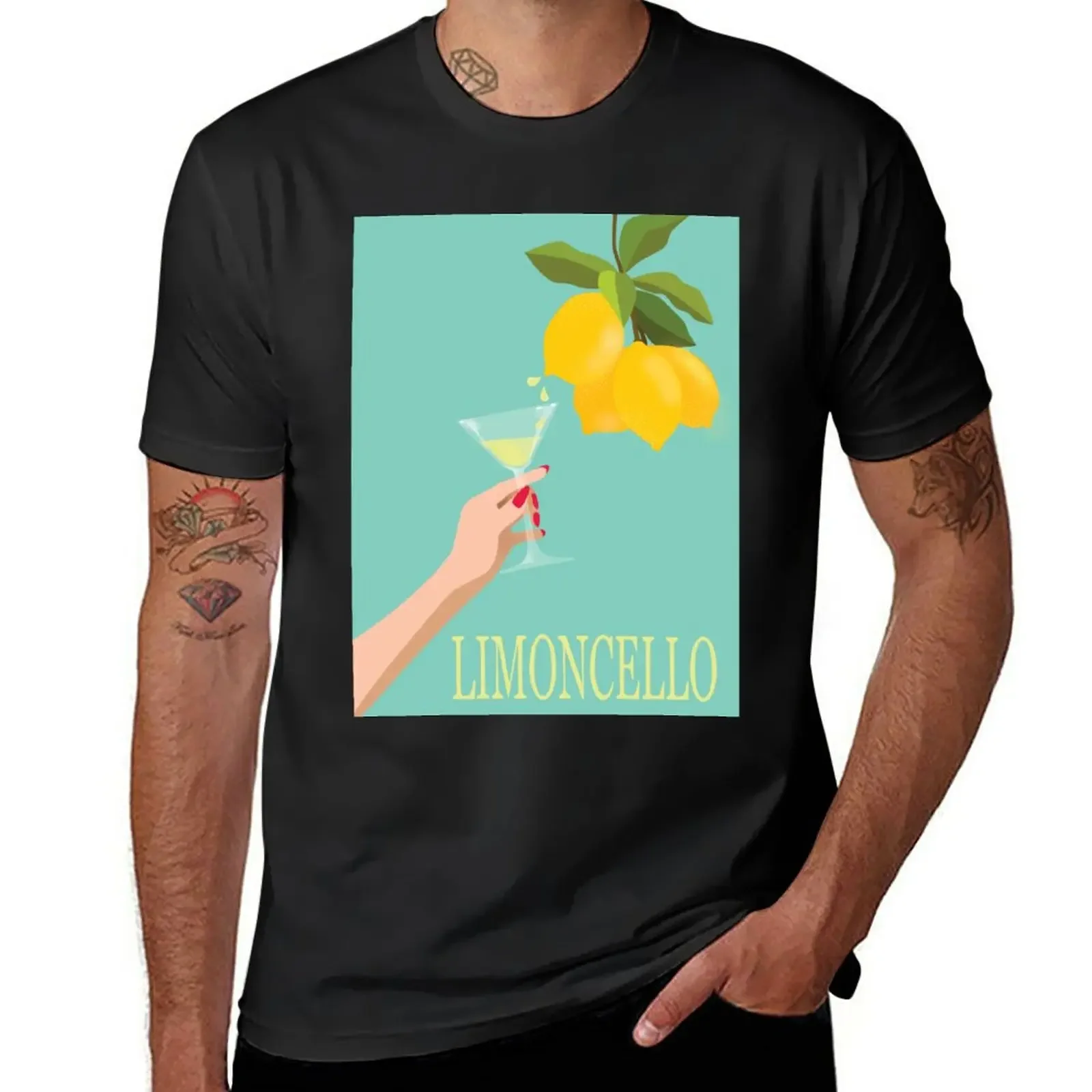 New Limoncello T-Shirt t-shirts man Blouse mens tall Male fashion anime clothes new in tops & tees heavyweight Male Cartoon