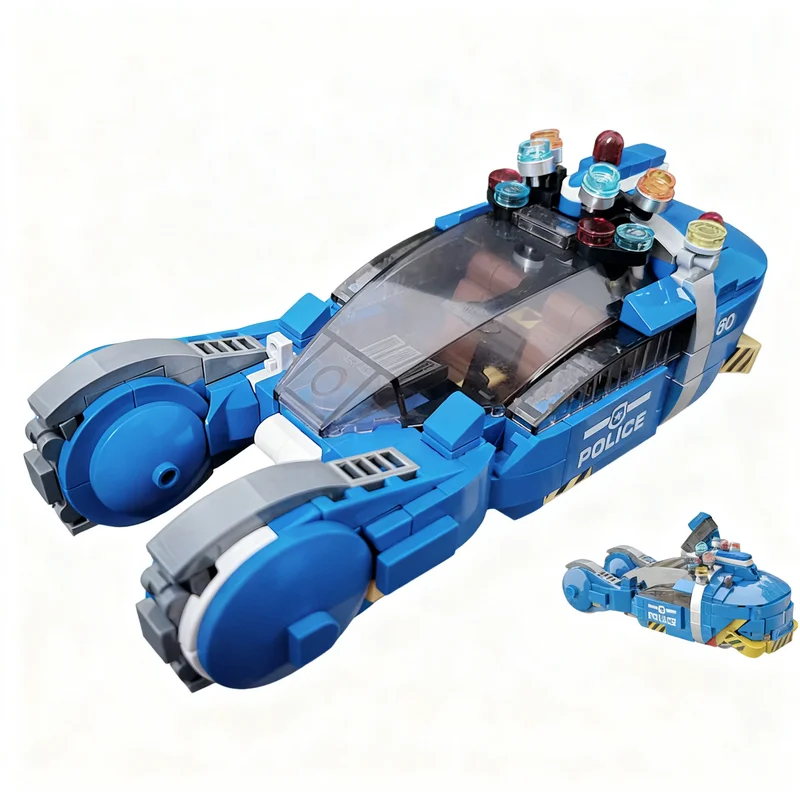 

475PCS MOC Creative Blade Runner Spinner Model DIY Ideas Toy Assembly Puzzle Birthday Gift Custom Building Blocks Set